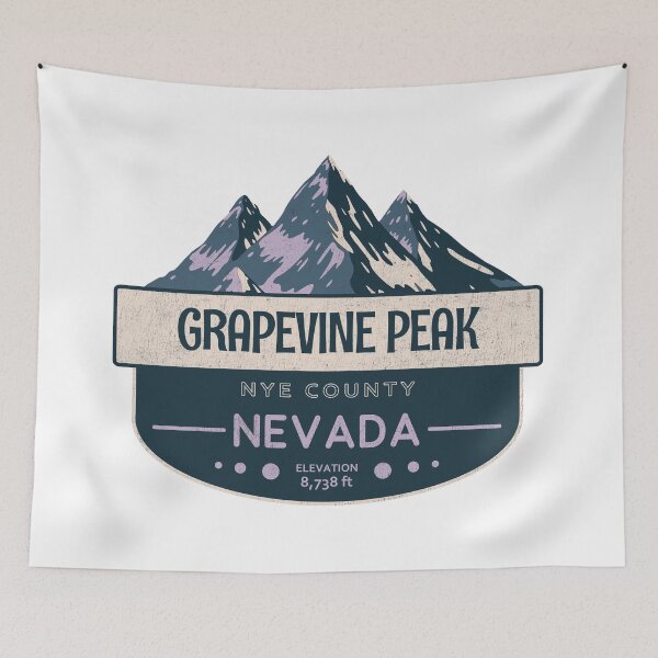 Item preview, Grapevine Peak, Nye County, Nevada, Mountain Design designed and sold by Wanderful-roads.