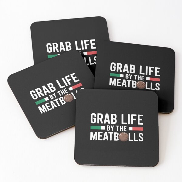 Item preview, Funny Grab Life Meatballs Quote Men Women Italian Cuisine designed and sold by aidenpier.