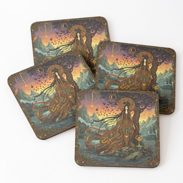 Item preview, Fata Morgana | Arthurian Fantasy Wall Art | Stoneflower-Art designed and sold by Stoneflower-Art.
