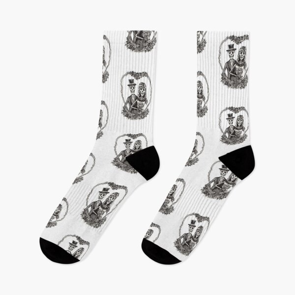 Item preview, Skeleton lovers couple sugar skull day of the dead. designed and sold by Jiwsurreal.