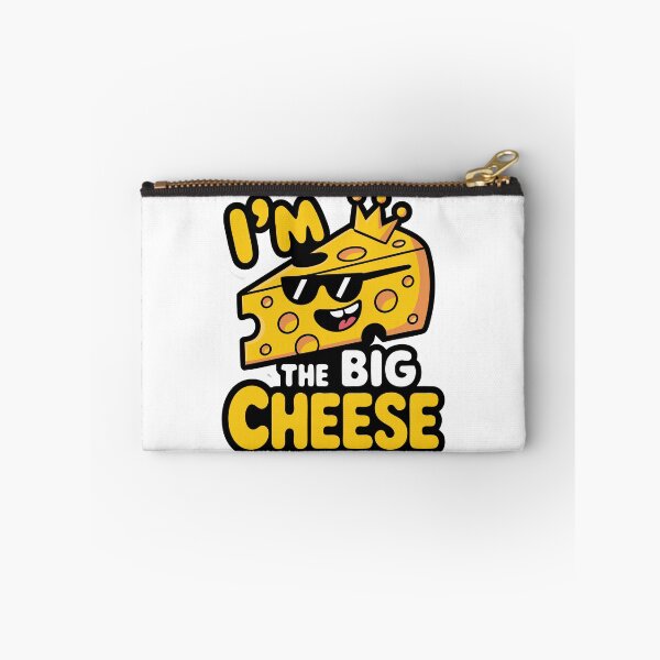 Item preview, Cool Cheese Cartoon  – Big Cheese with Crown and Shades designed and sold by VividOrganica.