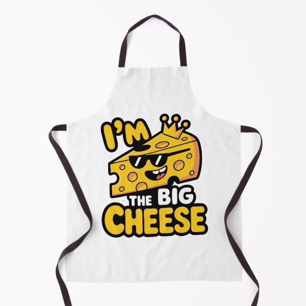 Item preview, Cool Cheese Cartoon – Big Cheese with Crown and Shades designed and sold by VividOrganica.