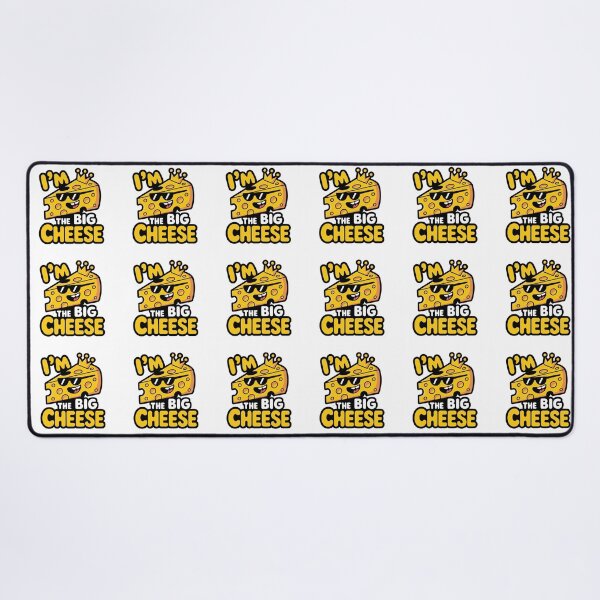 Item preview, Cool Cheese Cartoon – Big Cheese with Crown and Shades designed and sold by VividOrganica.