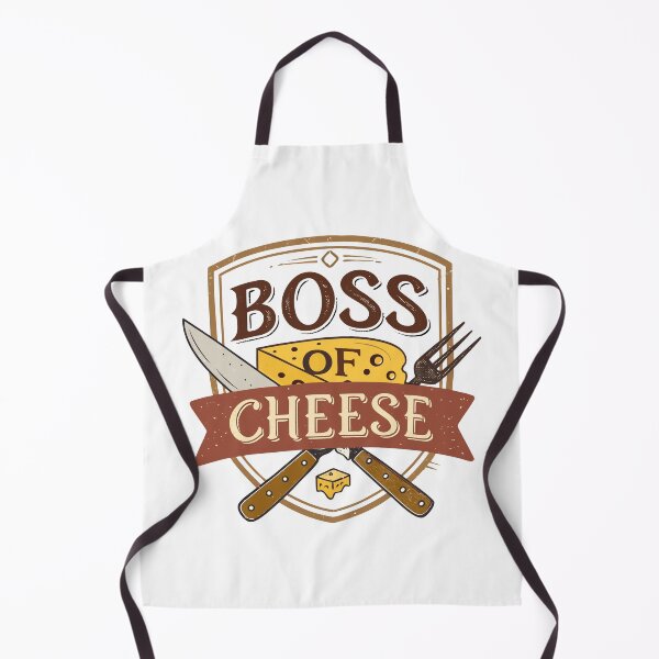 Item preview, Vintage Cheese Emblem Sticker – Boss of Cheese Rustic Badge designed and sold by VividOrganica.