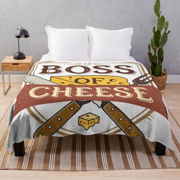 Item preview, Vintage Cheese Emblem Sticker – Boss of Cheese Rustic Badge designed and sold by VividOrganica.