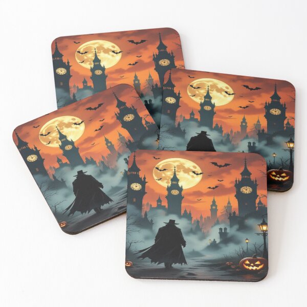 Item preview, Gothic Moonwalk – Haunted Town Vibes with ClockTowerMystery & FoggyElegance designed and sold by FotoworldEdel.