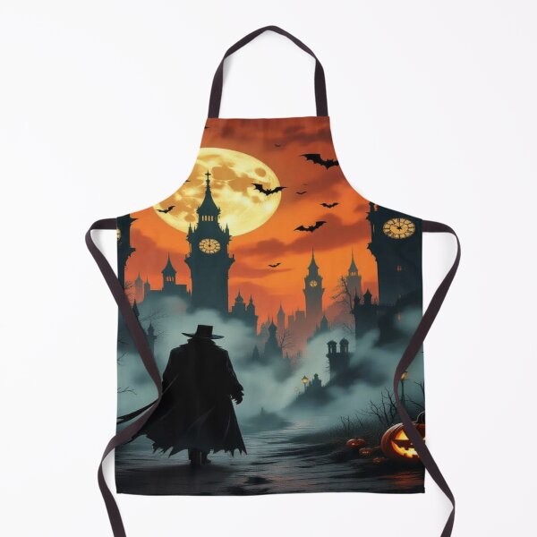 Item preview, Gothic Moonwalk – Haunted Town Vibes with ClockTowerMystery & FoggyElegance designed and sold by FotoworldEdel.