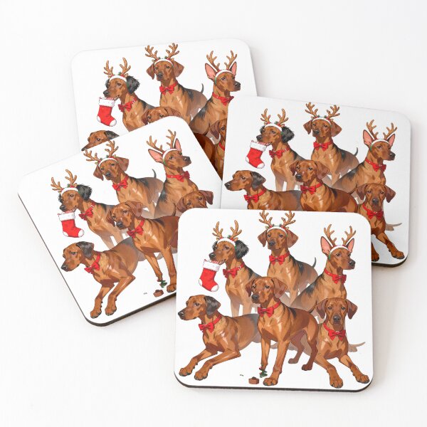 Item preview, Rhodesian Ridgeback Merry Christmas designed and sold by forget45studio.