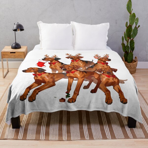 Item preview, Rhodesian Ridgeback Merry Christmas designed and sold by forget45studio.