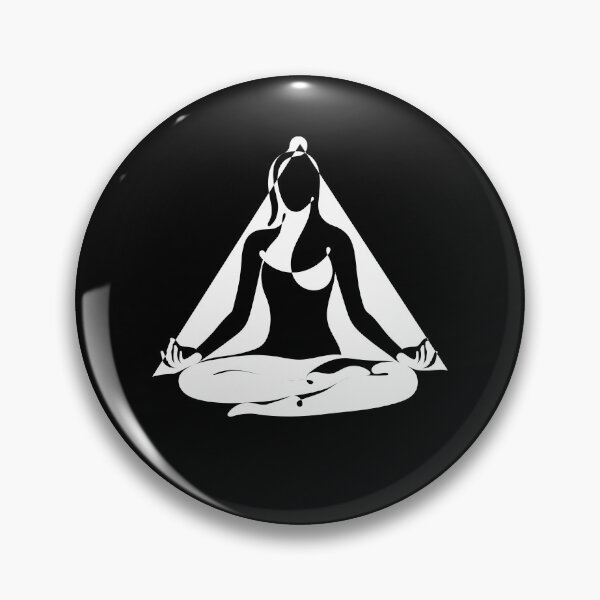 Artikelvorschau, Weiße Schattenkunst - Yoga Meditation Yogini entworfen und verkauft von altandesign.