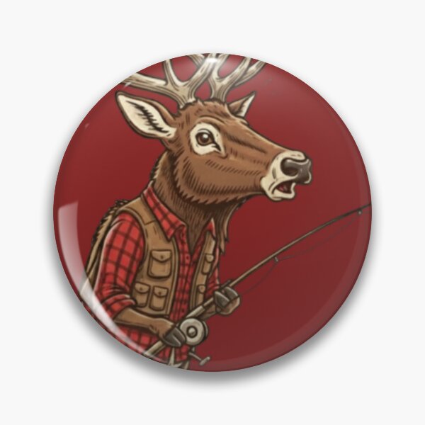 Item preview, An Elk fishing  designed and sold by Too Kool Designing .