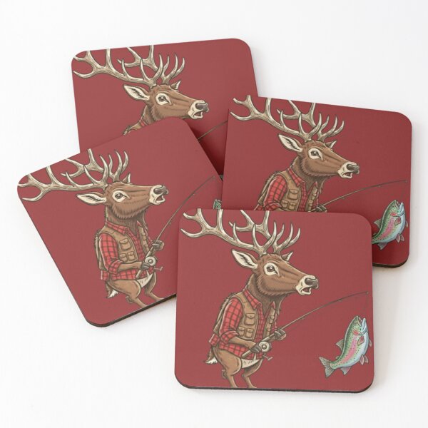 Item preview, An Elk fishing  designed and sold by Too Kool Designing .
