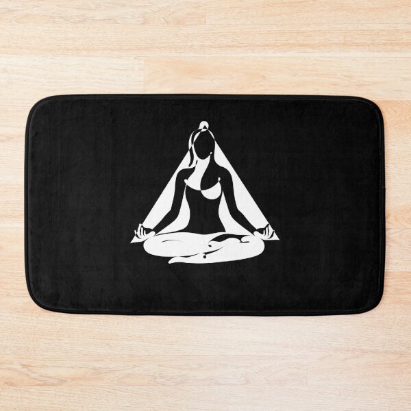 Item preview, White Shadow Art - Yoga Meditation Yogini designed and sold by altandesign.