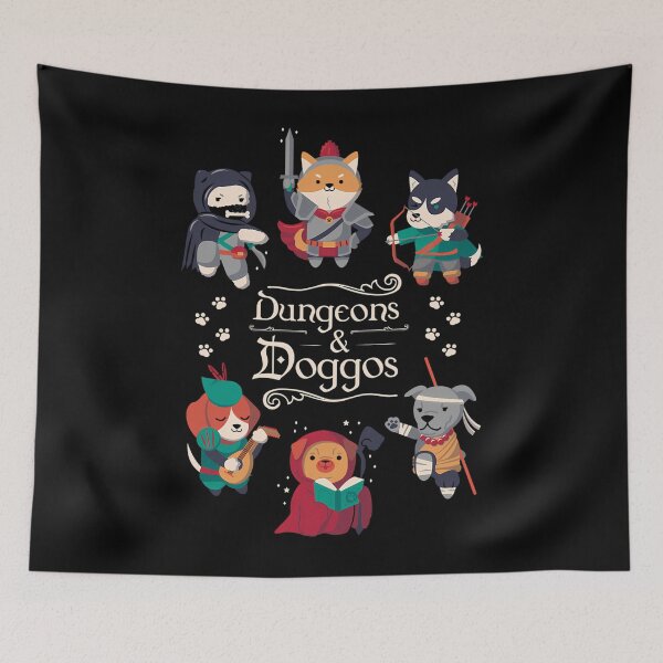 Item preview, Dungeons And Doggos designed and sold by SaltiesGilbert.