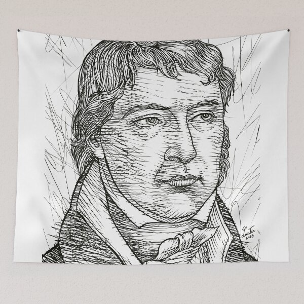 Item preview, HEGEL ink portrait .1 designed and sold by lautir.