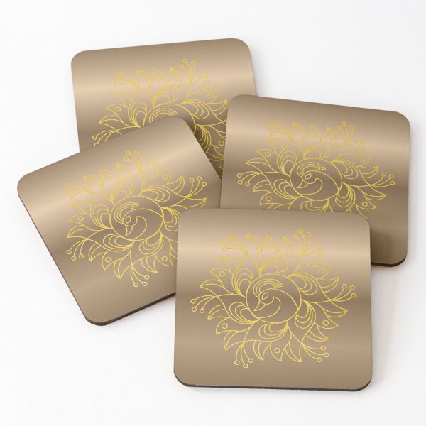 Item preview, Glittering Golden Bloom designed and sold by LuxeLazzarotto.