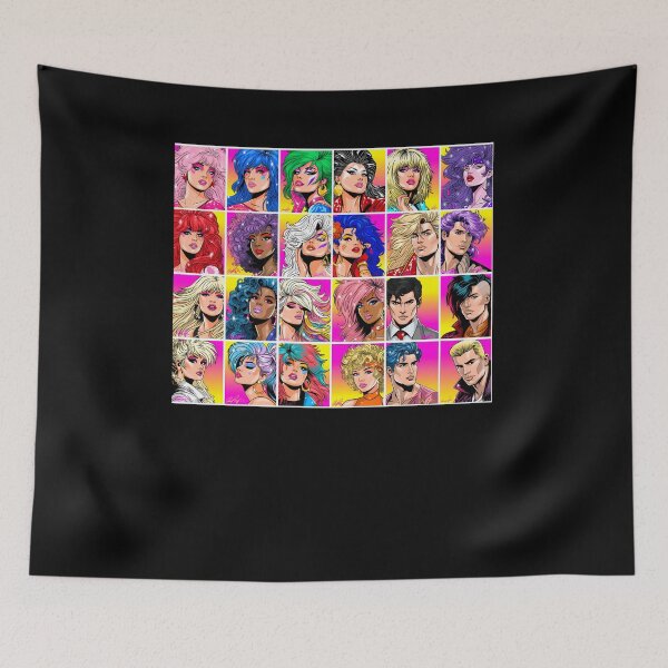 Item preview, Jem And The Holograms - Characters designed and sold by hanneloreguzon.