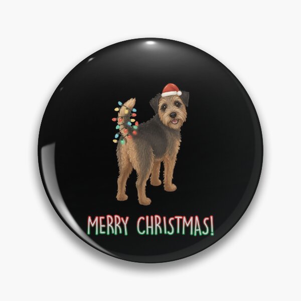 Item preview, Funny Border Terrier Merry Christmas Holidays Xmas Mom Dad Kids designed and sold by FurryHavenPH.