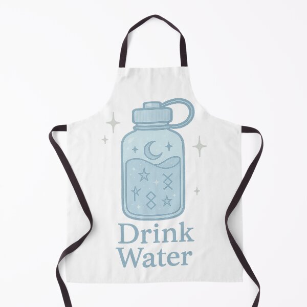 Item preview, Drink Water | Enchanted Witchy Water Bottle Sticker & Printable Wall Art | Printable Sticker | Self Help Sticker | Water Reminder Art designed and sold by HerDreamCodes.