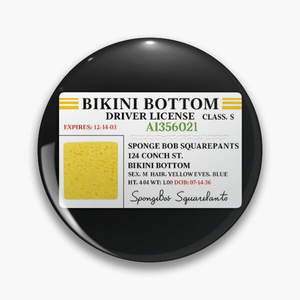 Item preview, Copy of SpongeBob/SpongeBob Driver's License designed and sold by DibujandoPorfa.