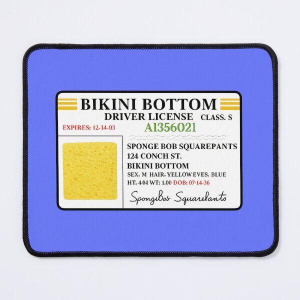 Item preview, Copy of SpongeBob/SpongeBob Driver's License designed and sold by DibujandoPorfa.