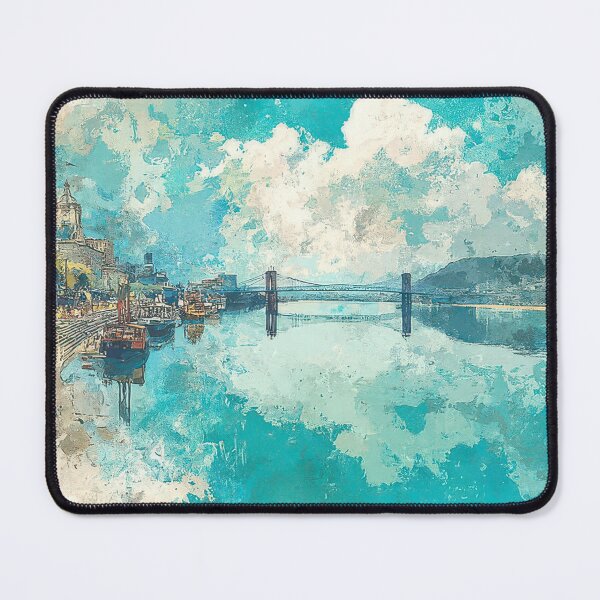 Item preview, Cincinnati Riverfront Nightfall Queen City By Ohio designed and sold by KONSDIH.