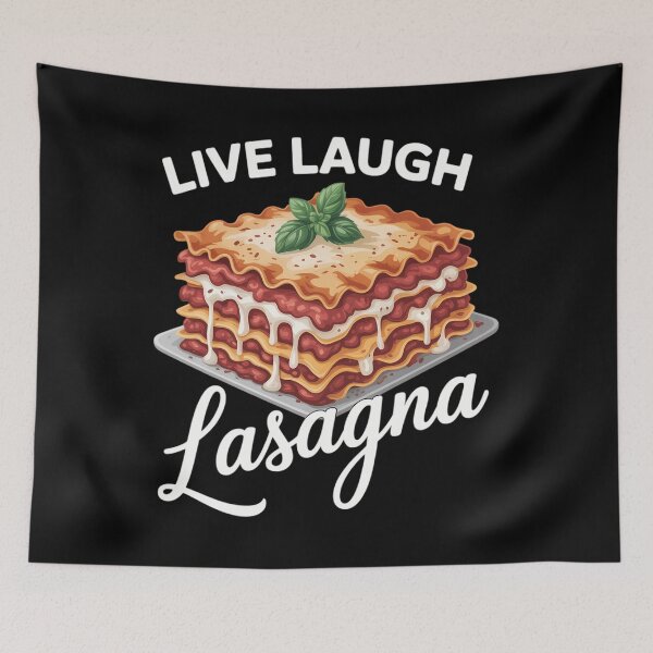 Item preview, Live Laugh Lasagna Funny Lasagna Lovers Italian Food Lover designed and sold by aidenpier.