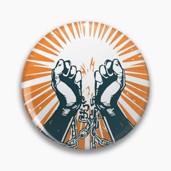 Item preview, Broken Chains – New Freedom designed and sold by 1PrintSpark.