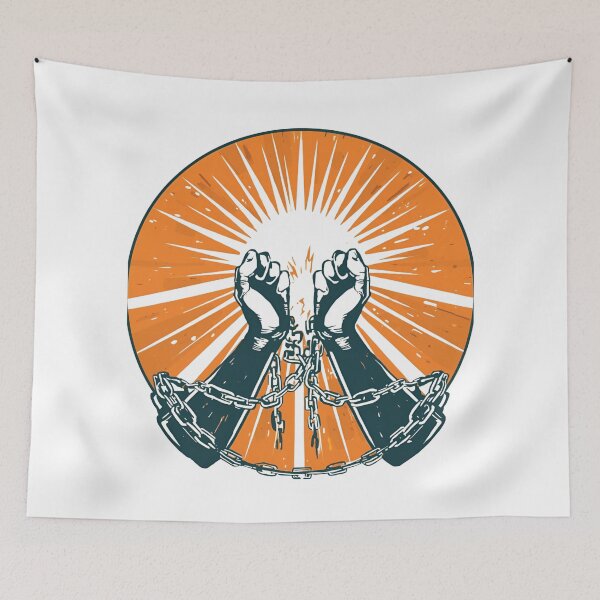 Item preview, Broken Chains – New Freedom designed and sold by 1PrintSpark.
