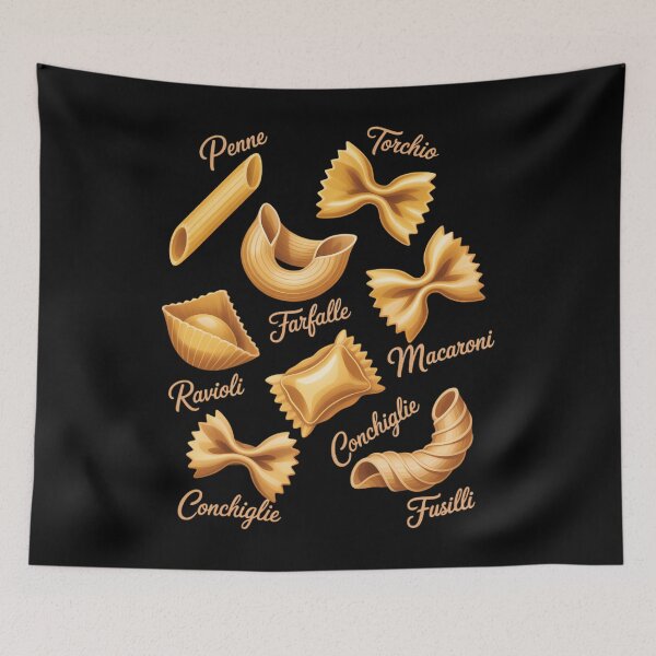 Item preview, Pasta Types I Pasta Italy Bolognese Spaghetti Pasta Lovers designed and sold by aidenpier.