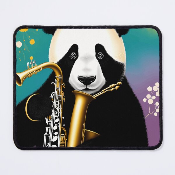 Item preview, Saxy Panda Groovy Tunes designed and sold by NiamNewStore.