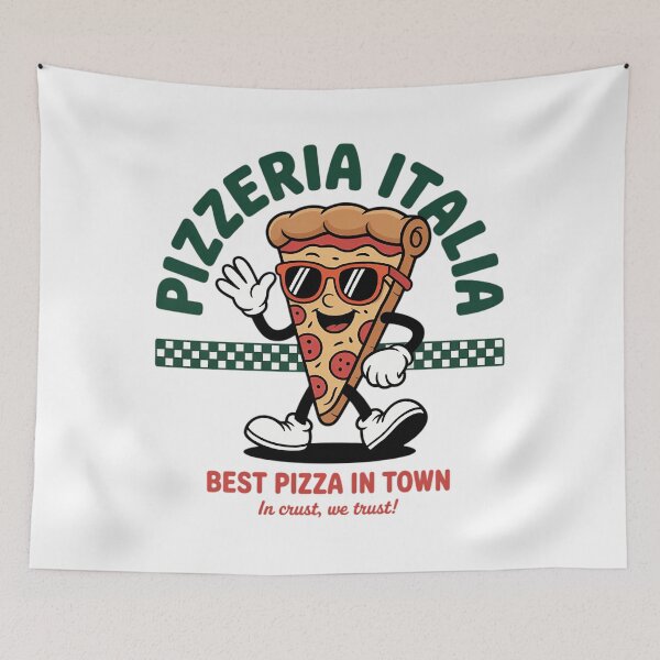 Item preview, Pizzeria Italia - Best Pizza In Town - I Crust We Trust designed and sold by aidenpier.