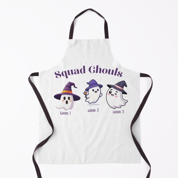 Item preview, Squad Ghouls – Funny Halloween Ghost Trio with Names Ghoul 1, 2, 3 designed and sold by Geafixy.