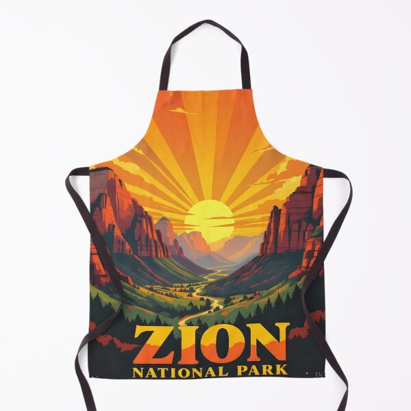 Artikelvorschau, Zion-Nationalpark: Malerisches Reiseposter im Vintage-Stil entworfen und verkauft von LSVart.