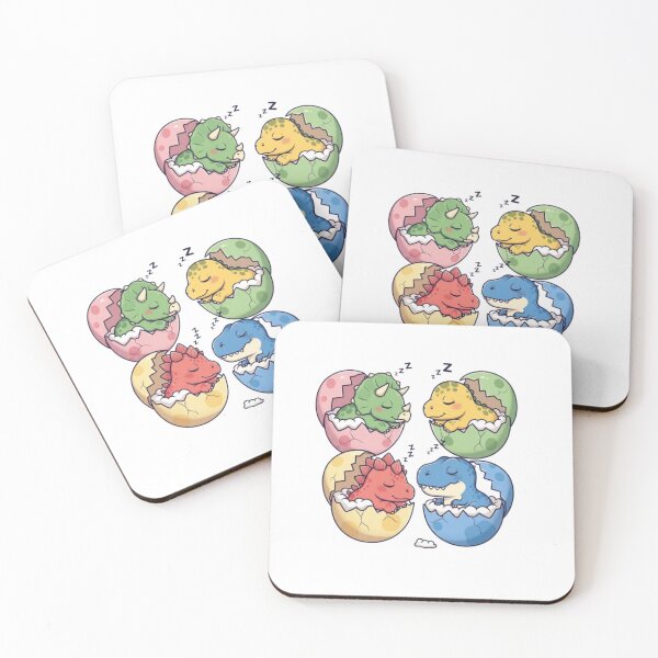 Item preview, Baby dinosaur sleeping in an egg designed and sold by PP&RAINBOW SHOP.