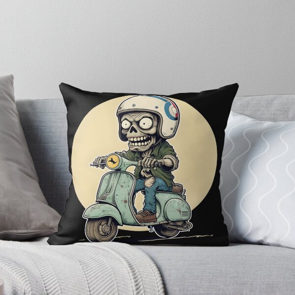 Item preview, Zombie on Scooter designed and sold by NightTimeJ.