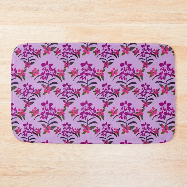Item preview, Purple Orchid Floral Pattern on Lilac designed and sold by MNX.