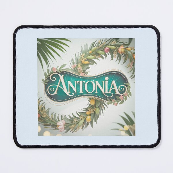 Item preview, Antonia Floral Monogram Name Art designed and sold by Shannon Austin.