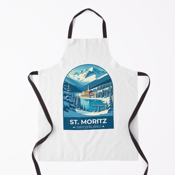 Item preview, St. Moritz Switzerland Sticker designed and sold by TulipaGraphics.