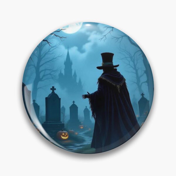 Item preview, Graveyard Glow – GothicCastle, Jack-o’-Lanterns & MoonlightMystery in eerie elegance designed and sold by FotoworldEdel.