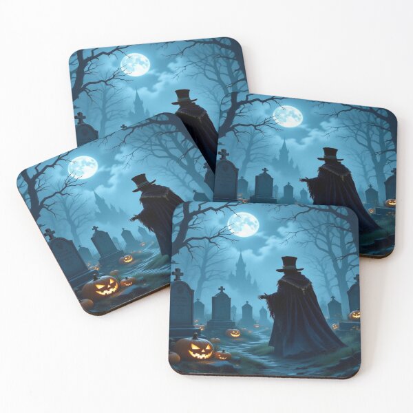 Item preview, Graveyard Glow – GothicCastle, Jack-o’-Lanterns & MoonlightMystery in eerie elegance designed and sold by FotoworldEdel.