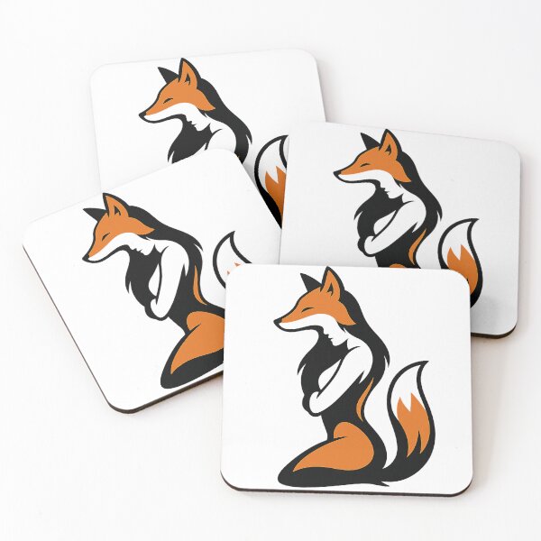 Item preview, Fox Woman Silhouette | Mystic Spirit Animal designed and sold by Wellino.