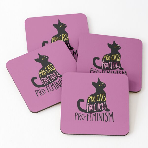 Item preview, Pro-cats pro-choice pro-feminism designed and sold by FrictionMaxxing.