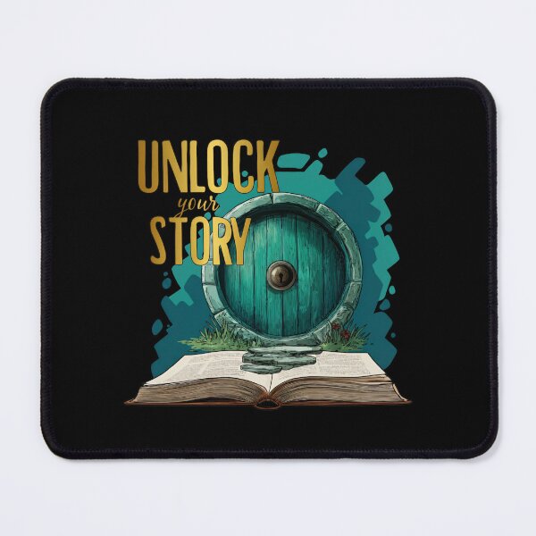 Item preview, Unlock Your Story – Fantasy Round Door & Open Book Design for Readers and Writers - Fantasy designed and sold by Fenay Designs.