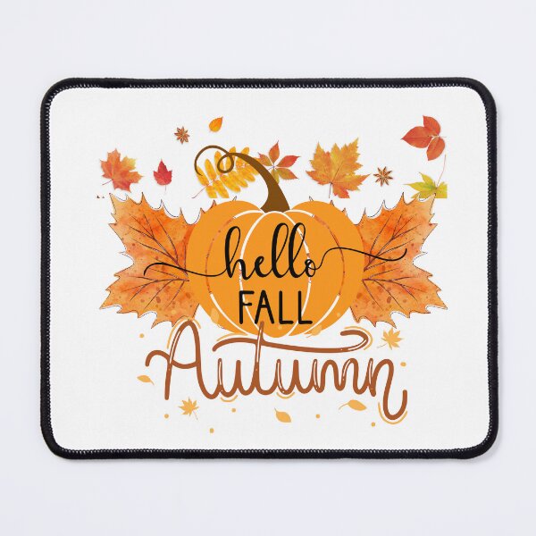 Item preview, Hello Autumn – Cozy Fall Sticker designed and sold by creativesurface.