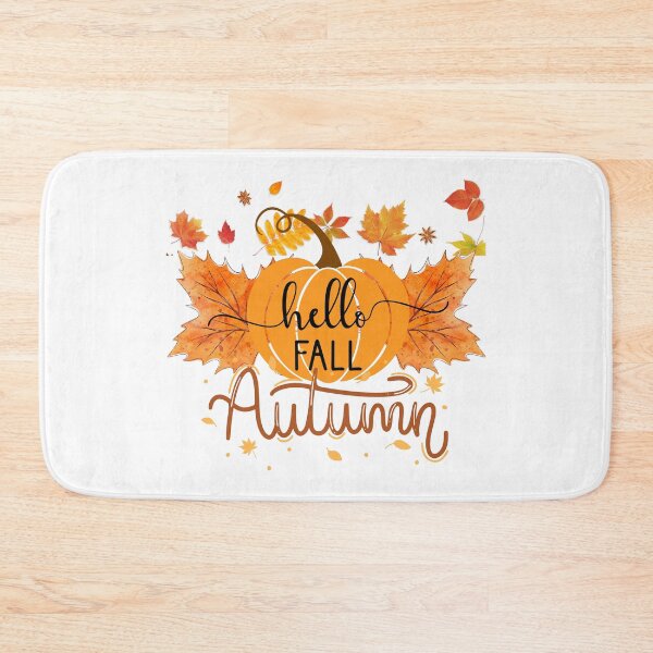 Item preview, Hello Autumn – Cozy Fall Sticker designed and sold by creativesurface.
