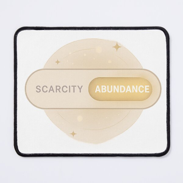 Item preview, Scarcity to Abundance Toggle | Manifestation Switch Sticker & Printable Wall Art | LoA Art & Printable Sticker Art | Abundance Mentality designed and sold by HerDreamCodes.