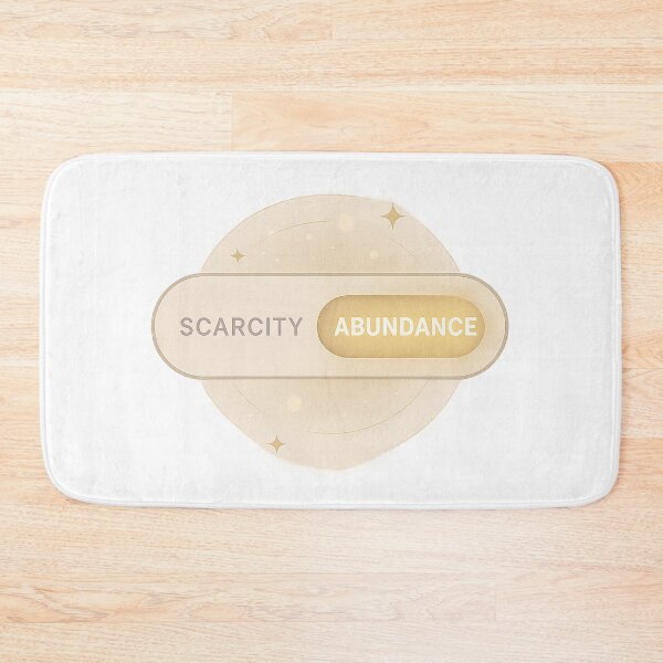Item preview, Scarcity to Abundance Toggle | Manifestation Switch Sticker & Printable Wall Art | LoA Art & Printable Sticker Art | Abundance Mentality designed and sold by HerDreamCodes.