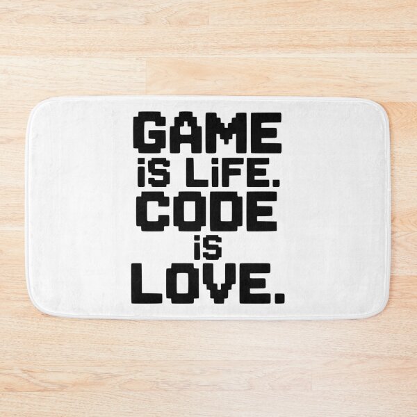 Item preview, Game is Life. Code is Love. designed and sold by Frank Ring.
