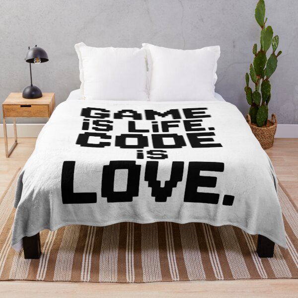 Item preview, Game is Life. Code is Love. designed and sold by Frank Ring.